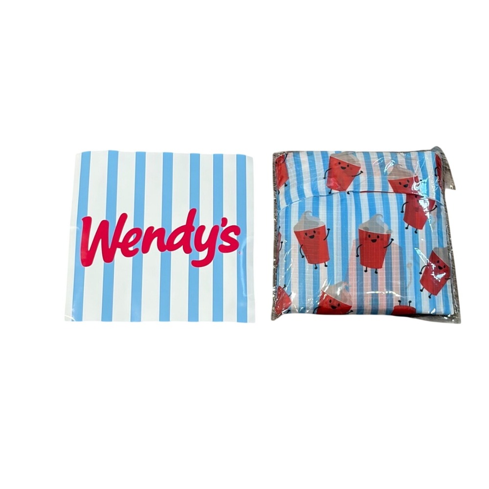 Exclusive Wendys Restaurant Reusable Shopping Tote Bag Limited Drop Fast Food